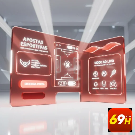 Interface de serviços VIP do site 69h com apostas ao vivo.