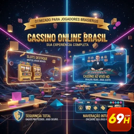 Interface de jogos da 69h destacando serviços VIP.
