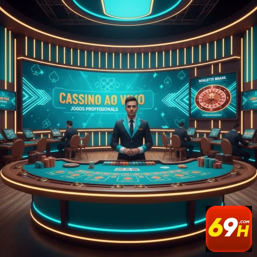 Atendimento profissional no cassino ao vivo da 69h.