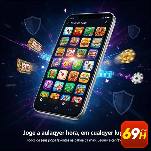 Imagem de slots variados em dispositivo móvel do 69h.