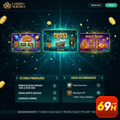 Jogador feliz desfrutando de bônus no cassino online 69h