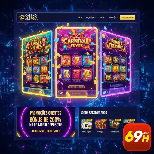 Slots coloridos com bônus personalizados no 69h.